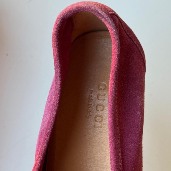 Gucci suede horsebit loafers – pink, 36.5 - Picture 2 of 8
